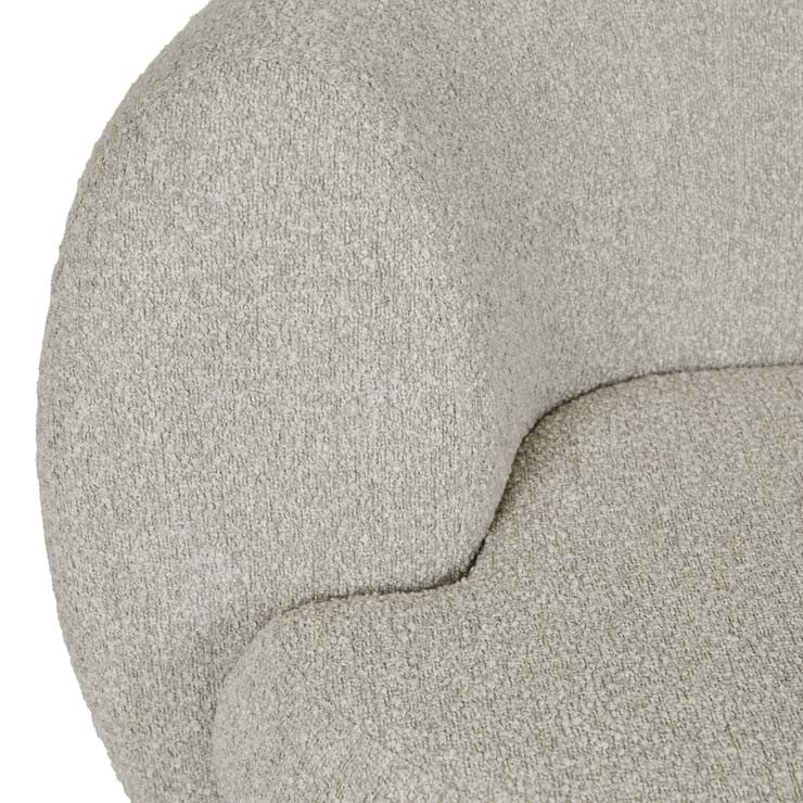 Vera Daybed Left Oat Sherpa