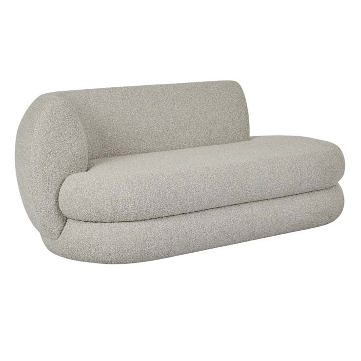 Vera Daybed Left Oat Sherpa