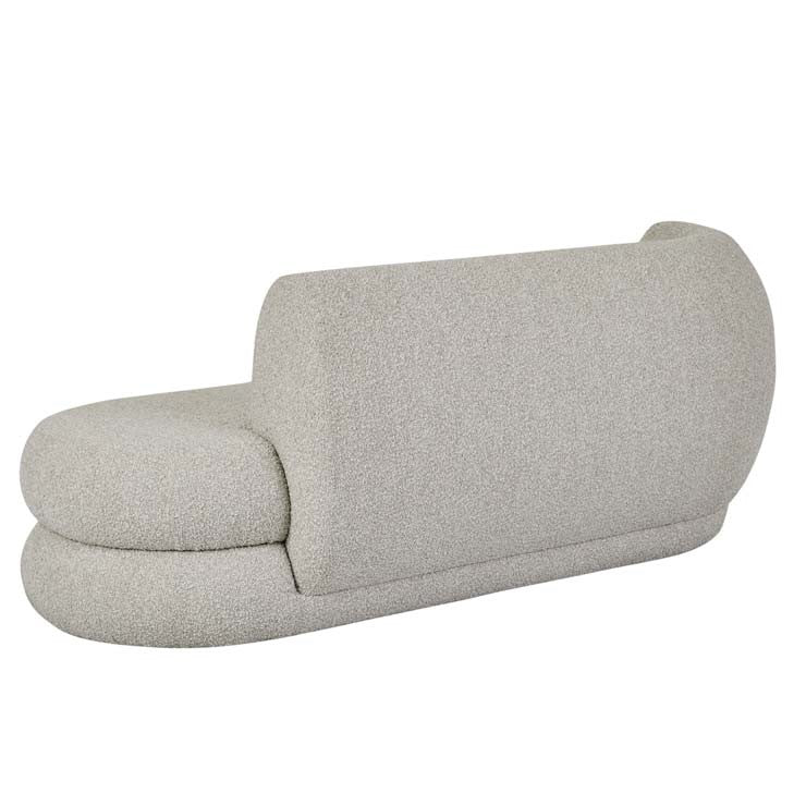 Vera Daybed Left Oat Sherpa