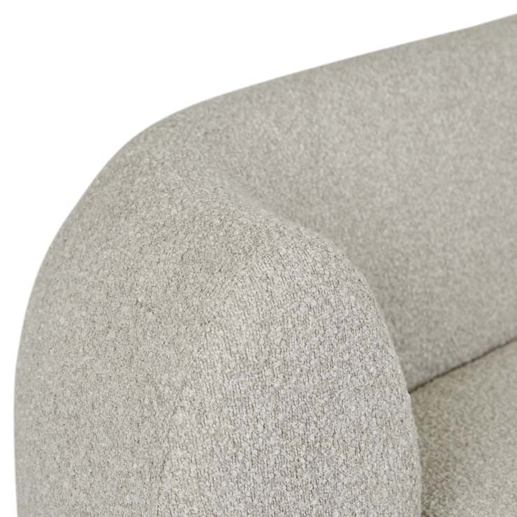 Vera Daybed Left Oat Sherpa