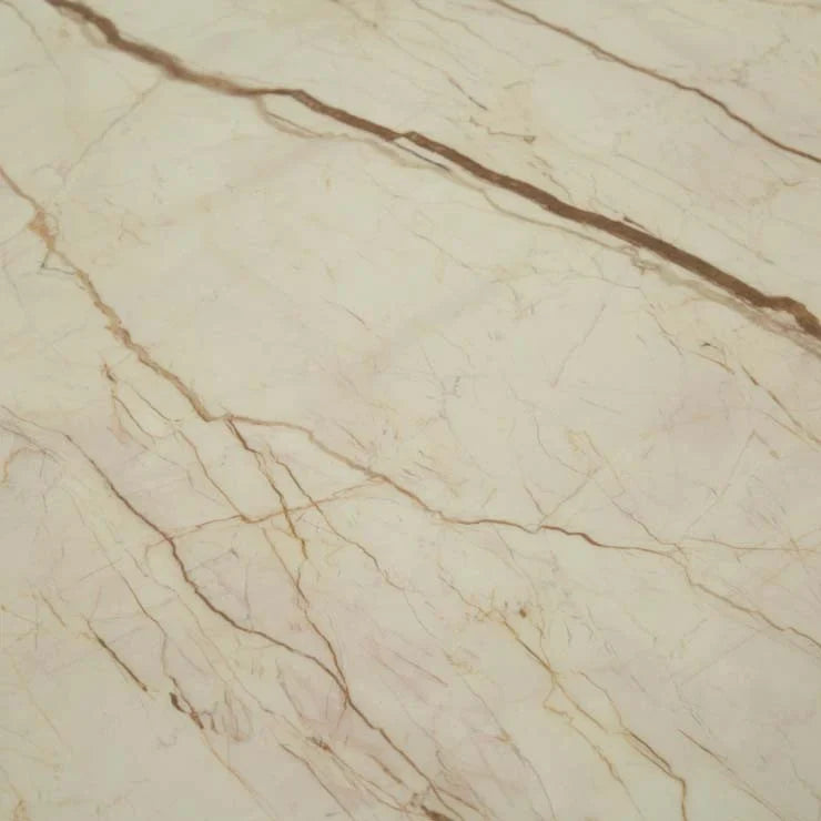Benjamin Ripple Marble Dining Table Brown Vein