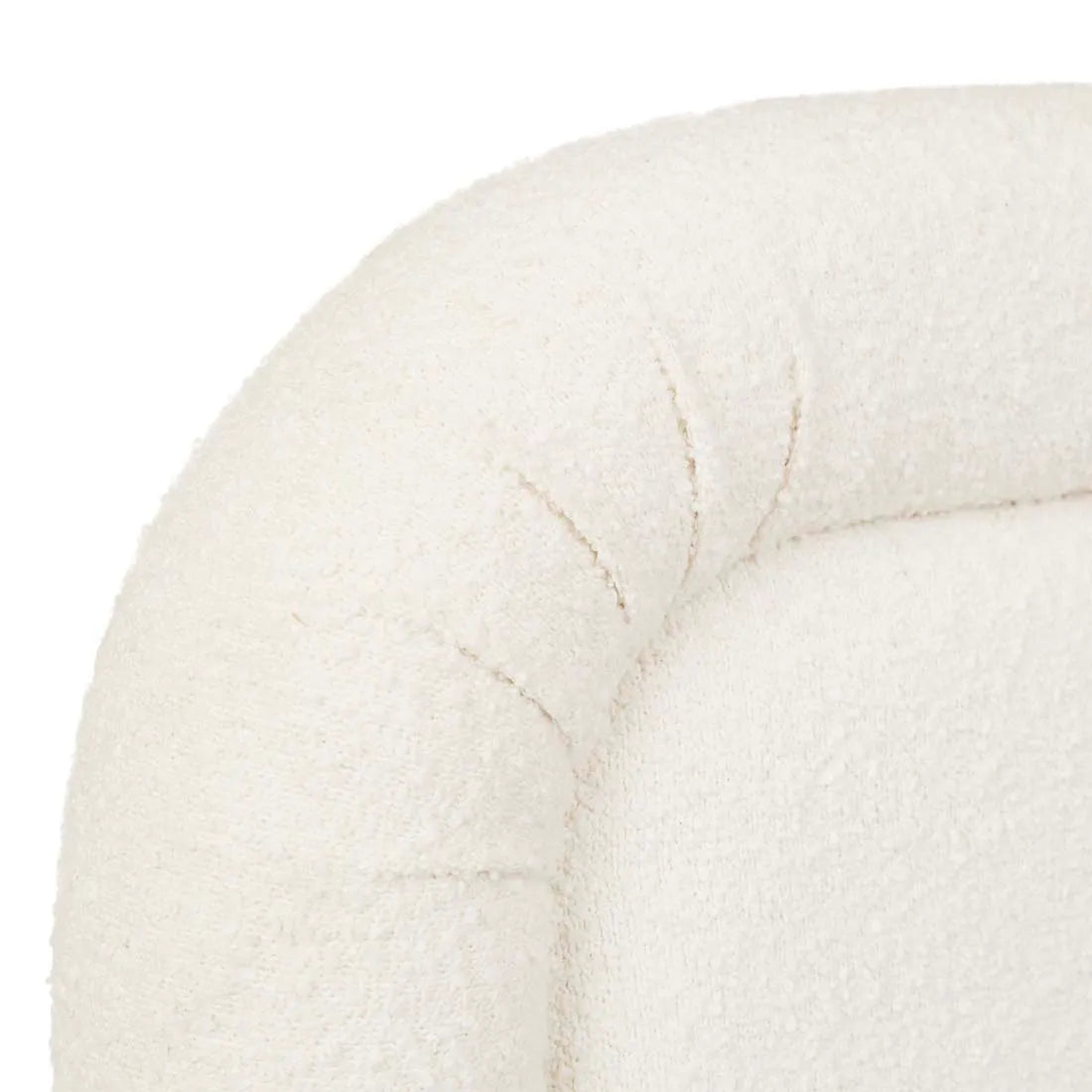 Almos Chubby Bedhead King Ivory Boucle