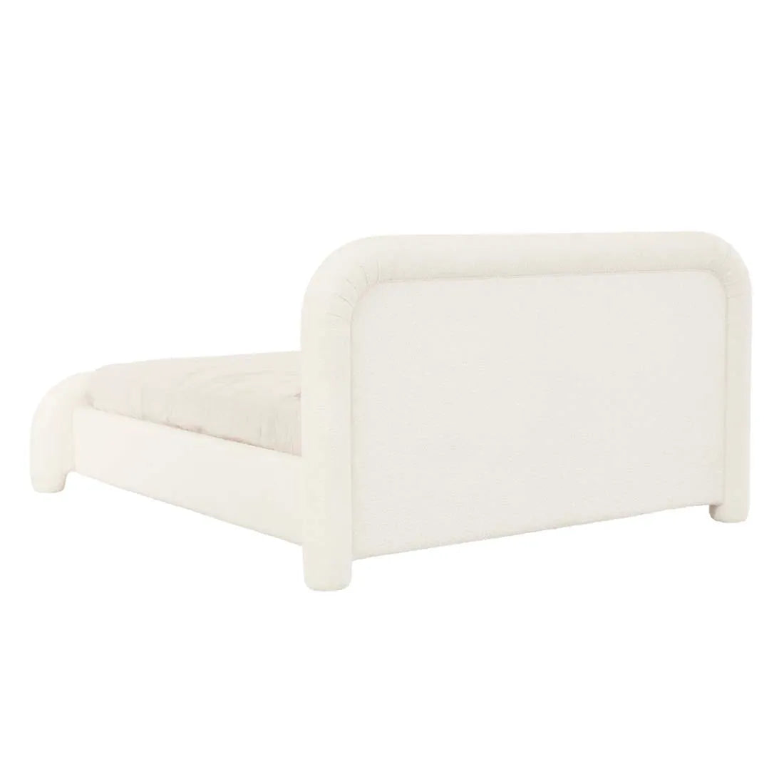 Almos Chubby Bed Queen Ivory Boucle