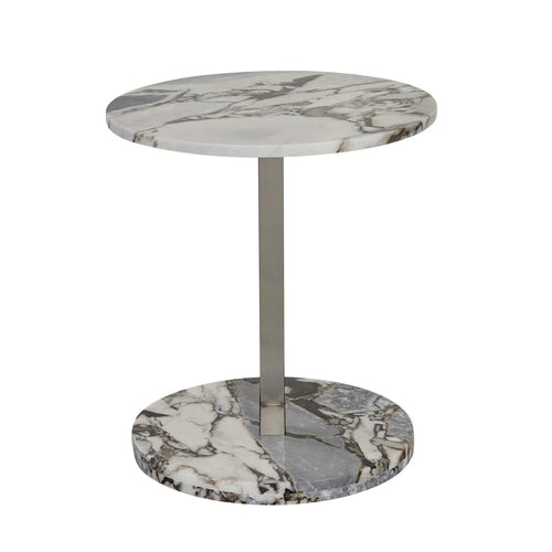 Amara Linear Side Table Ocean Marble