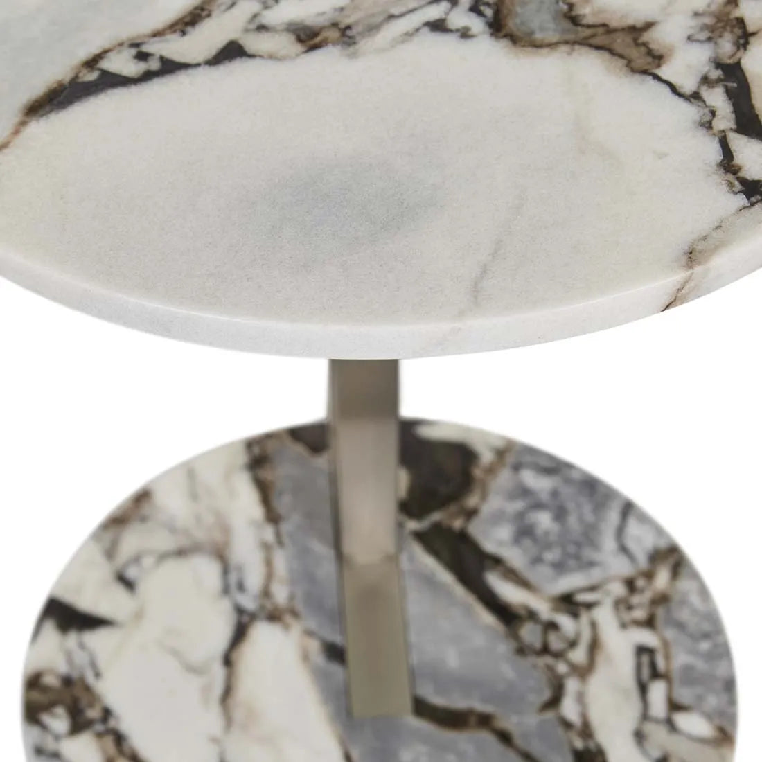 Amara Linear Side Table Ocean Marble