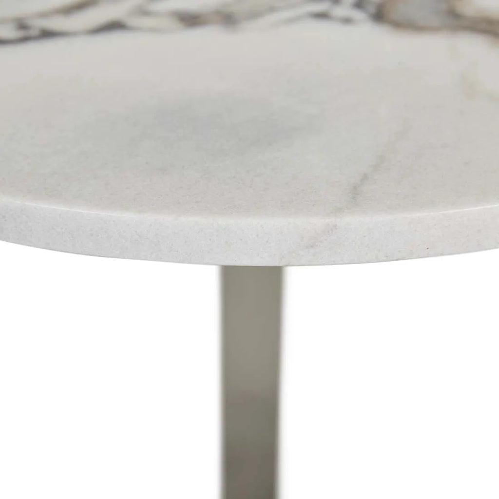Amara Linear Side Table Ocean Marble
