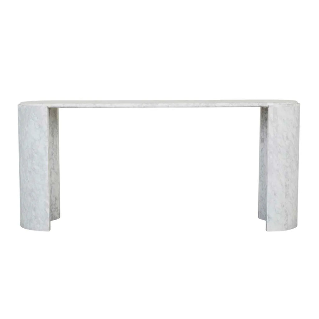 Amara Moon Console Table White