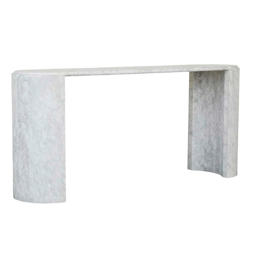 Amara Moon Console Table White