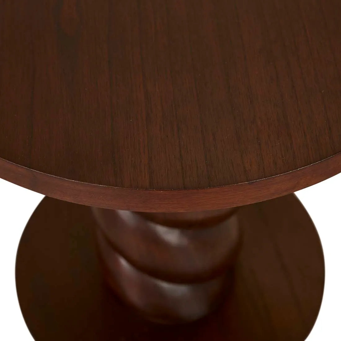Trove Twist Side Table Chestnut