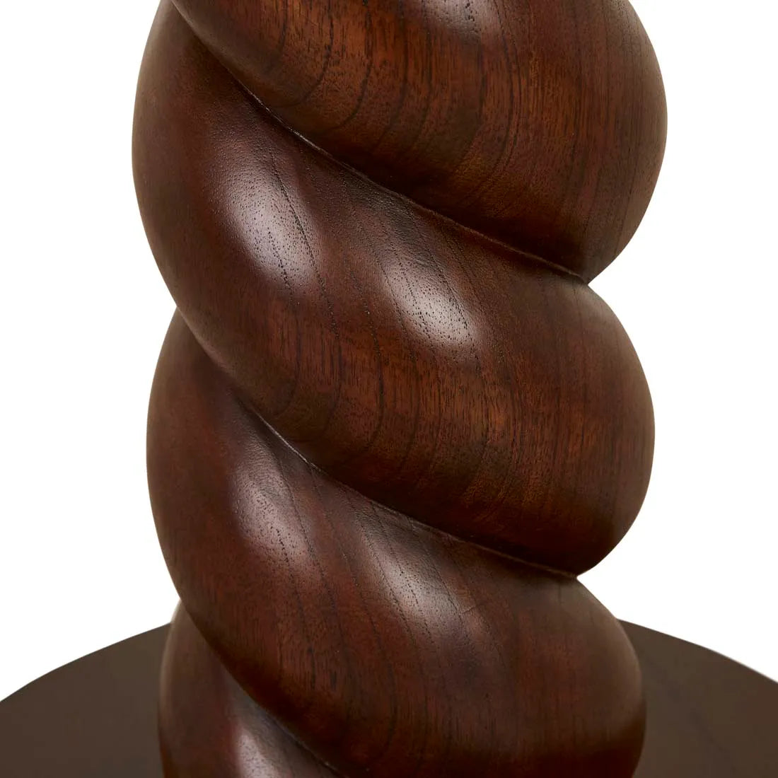 Trove Twist Side Table Chestnut