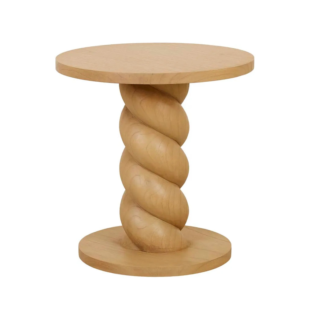 Trove Twist Side Table Natural