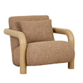 Trove Wrap Armchair Caramel