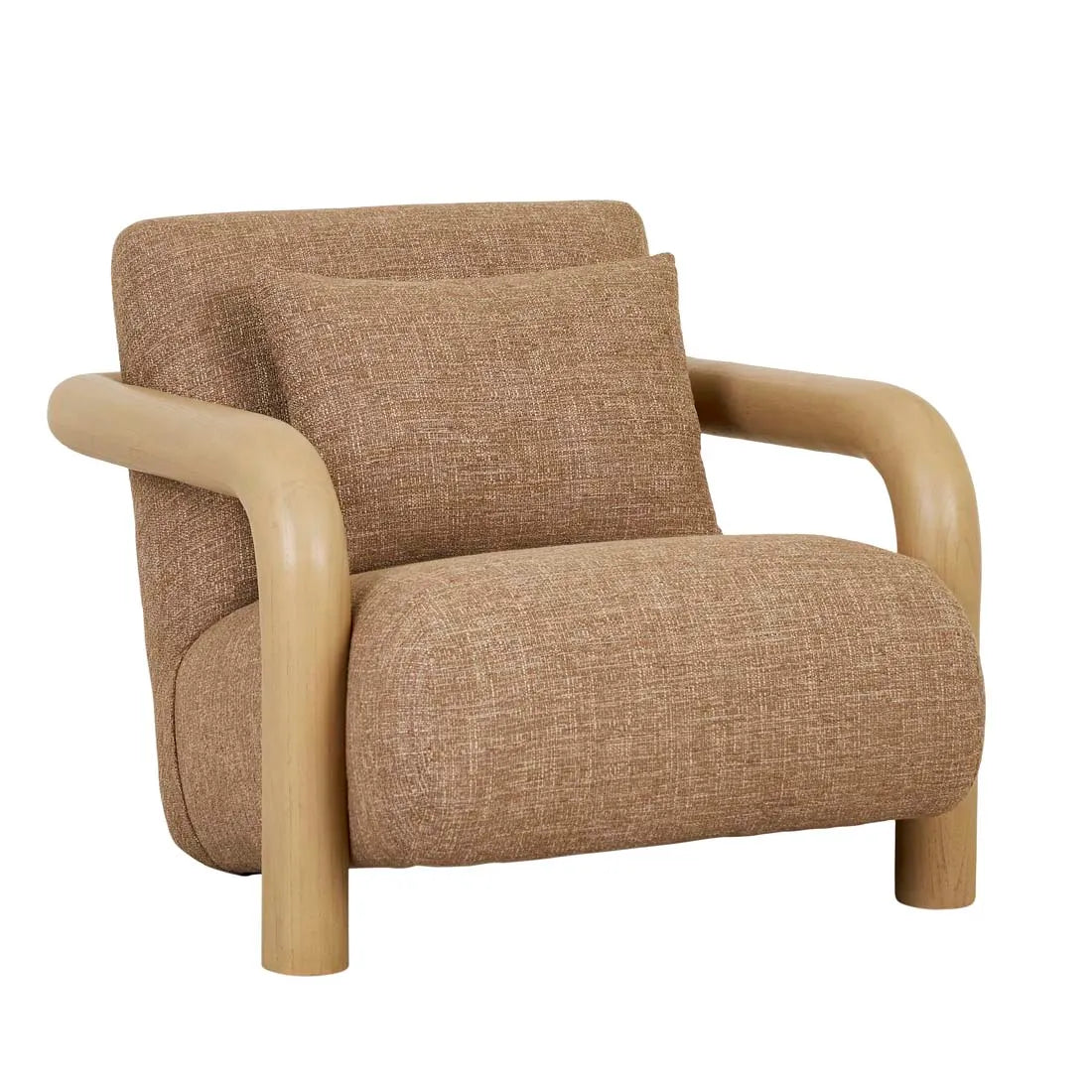 Trove Wrap Armchair Caramel