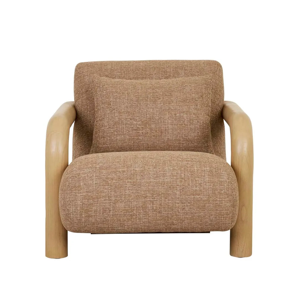 Trove Wrap Armchair Caramel