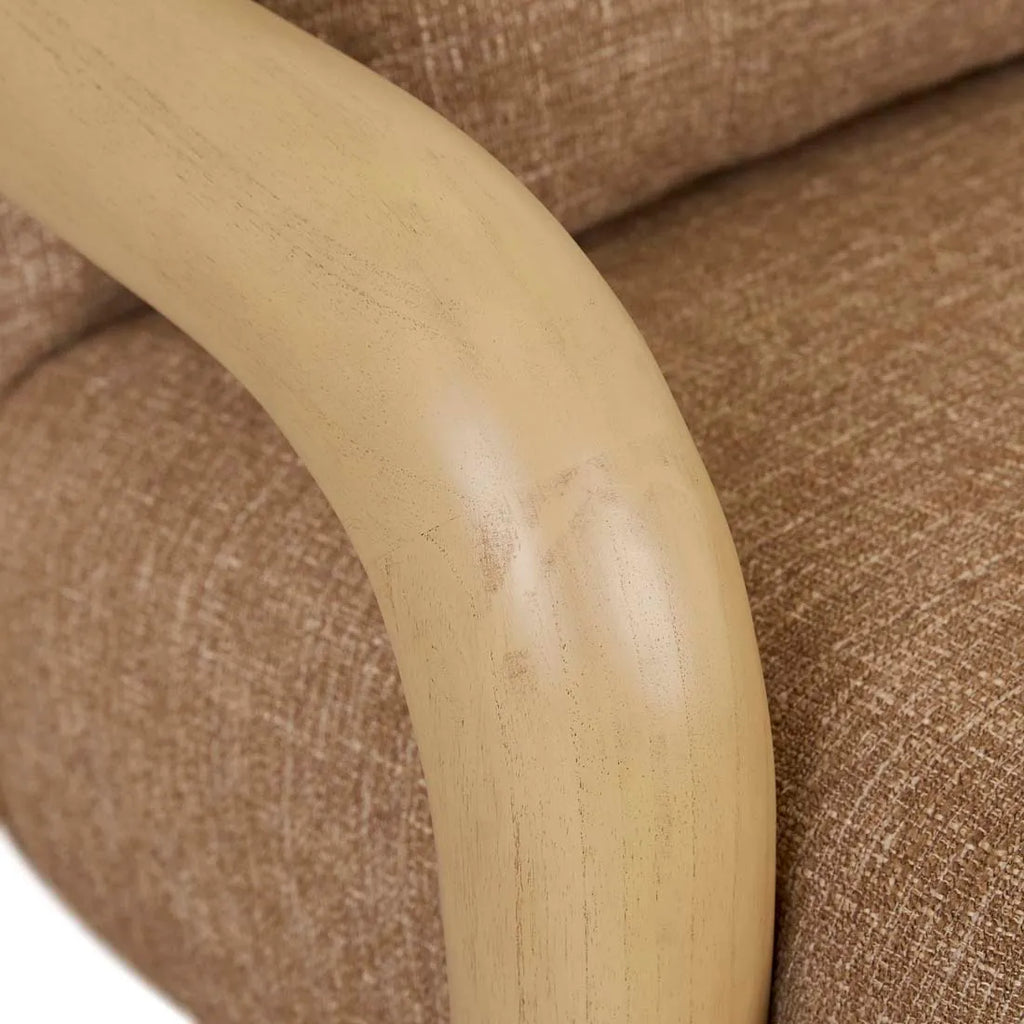 Trove Wrap Armchair Caramel