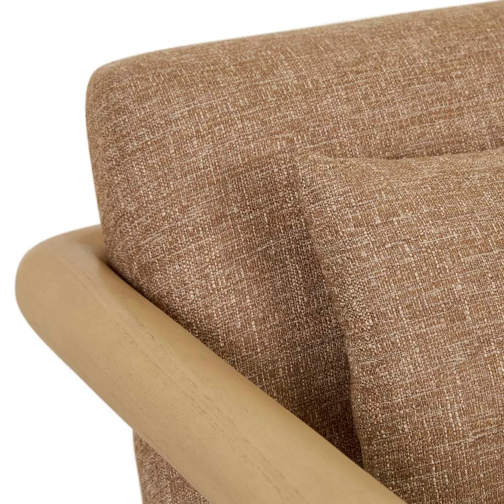 Trove Wrap Armchair Caramel