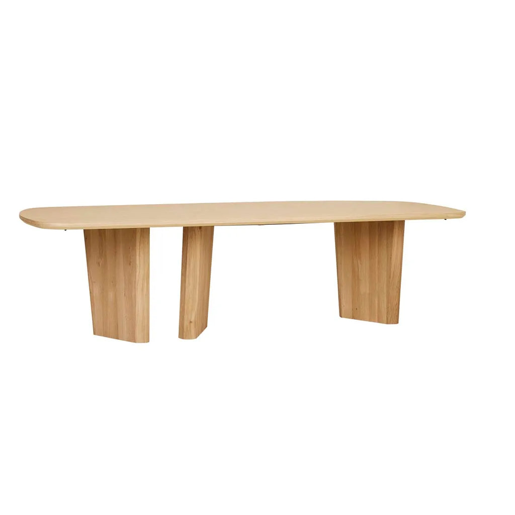 Jasper Asymmetric Dining Table Natural
