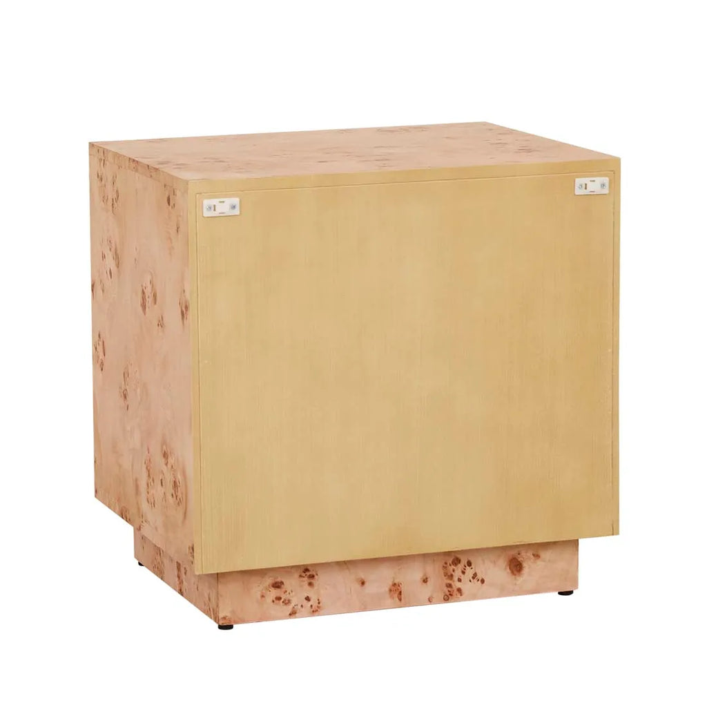 Trove Burl Bedside Light
