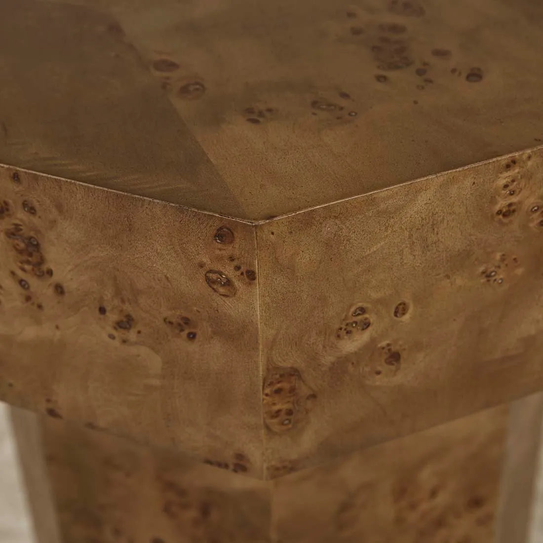 Trove Burl Side Table Vintage