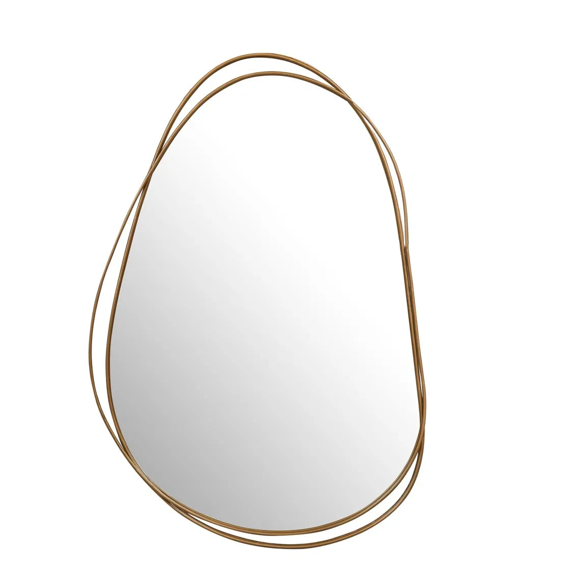 Harira Entwine Mirror Antique Brass