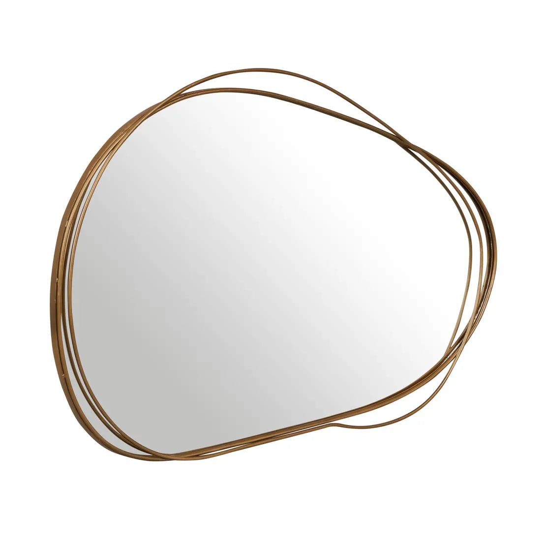 Harira Entwine Mirror Antique Brass