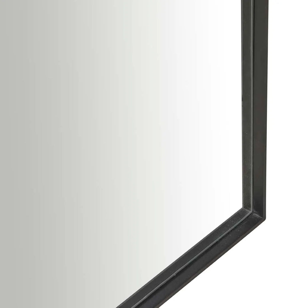 Elle Arched Floor Mirror Black