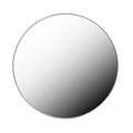 Elle Round Mirror Brushed Gold