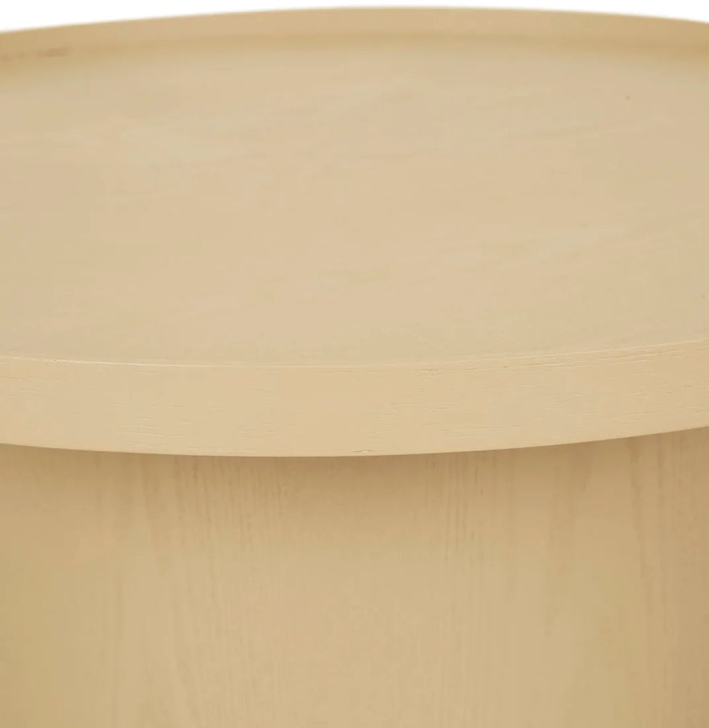 Classique Pedestal Coffee Table Camel
