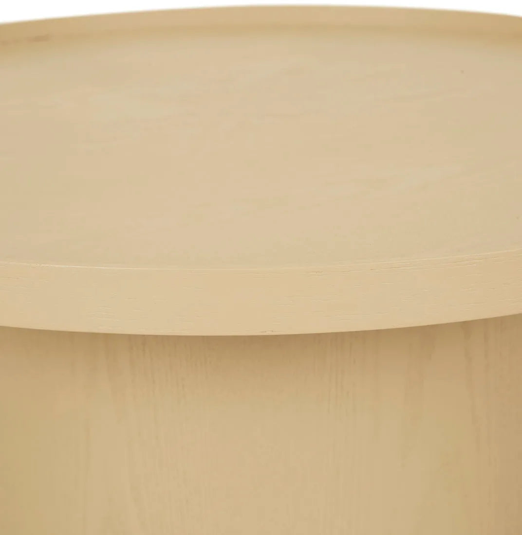 Classique Pedestal Coffee Table Camel