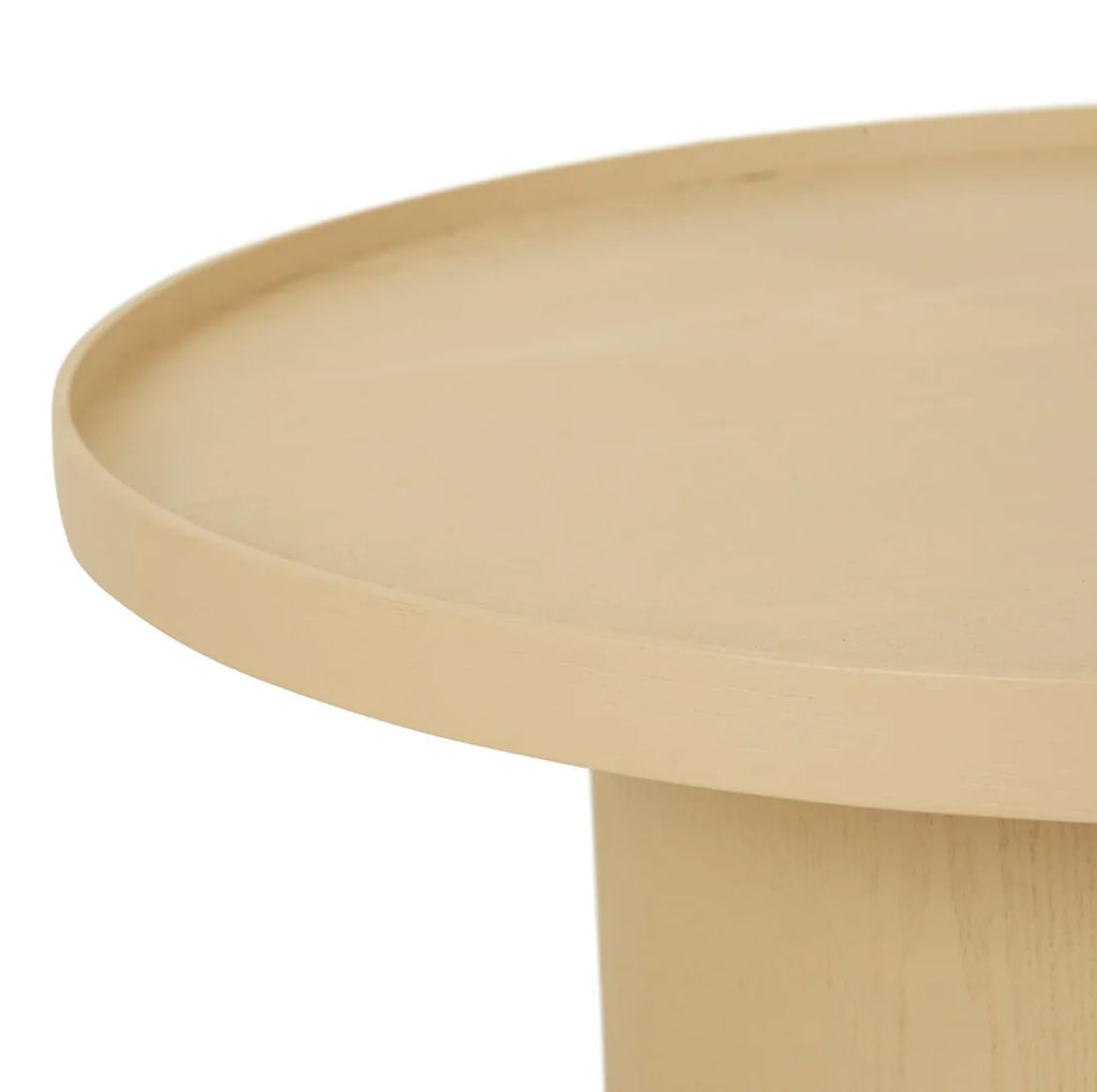 Classique Pedestal Coffee Table Camel