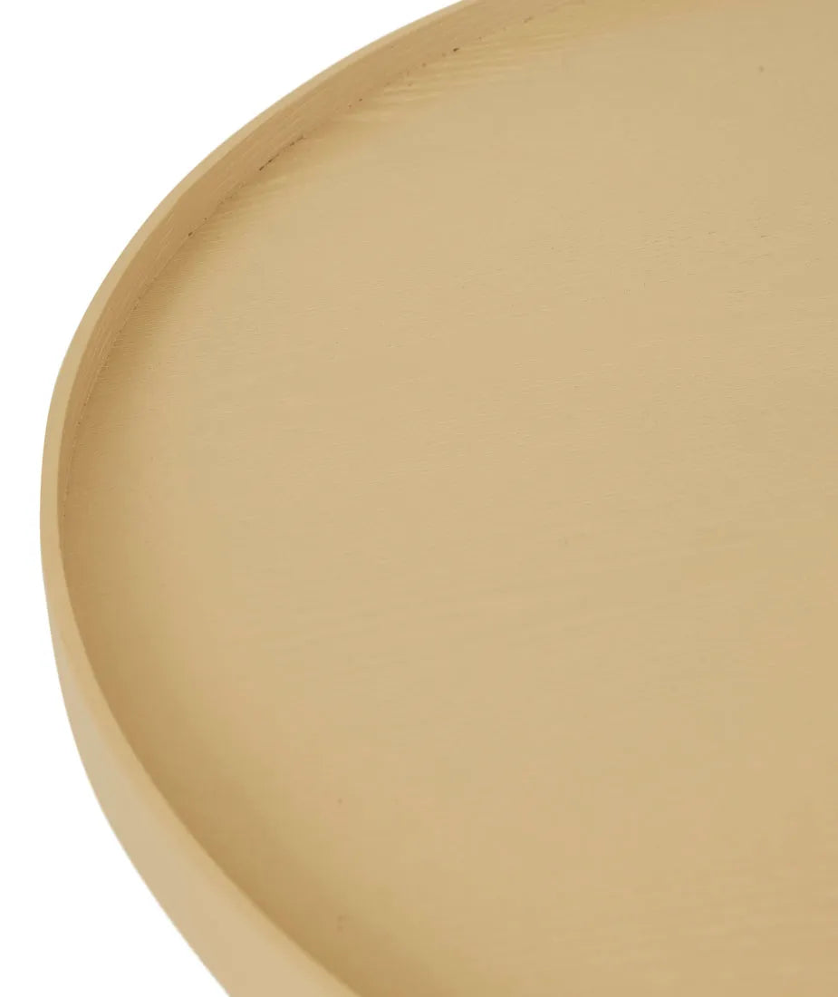 Classique Pedestal Coffee Table Camel