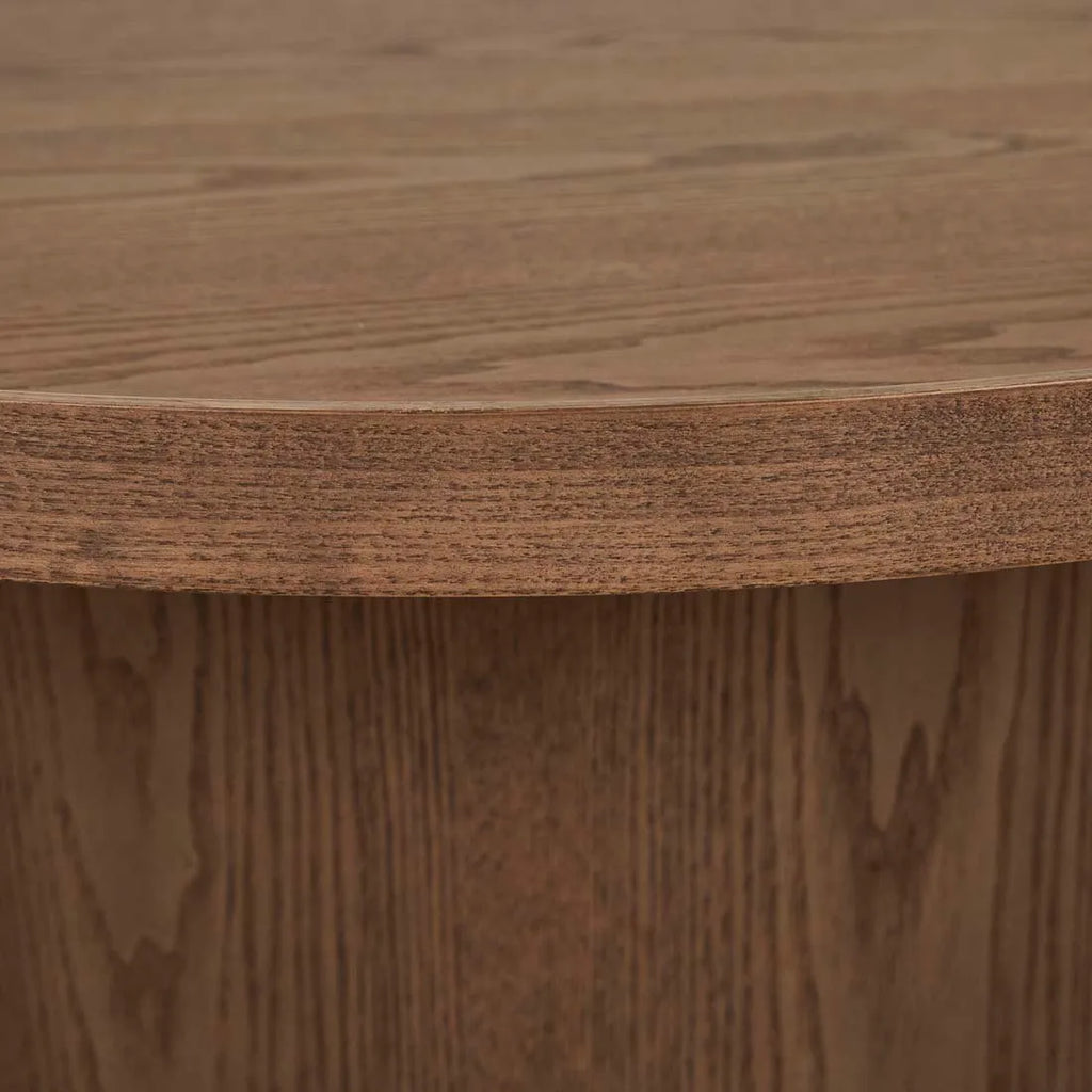Classique Pedestal Coffee Table Smoked Ash