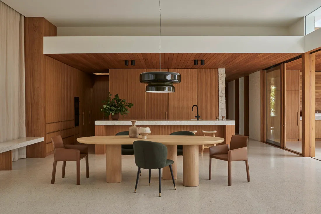 Seb Curve Dining Table 3000mm Natural
