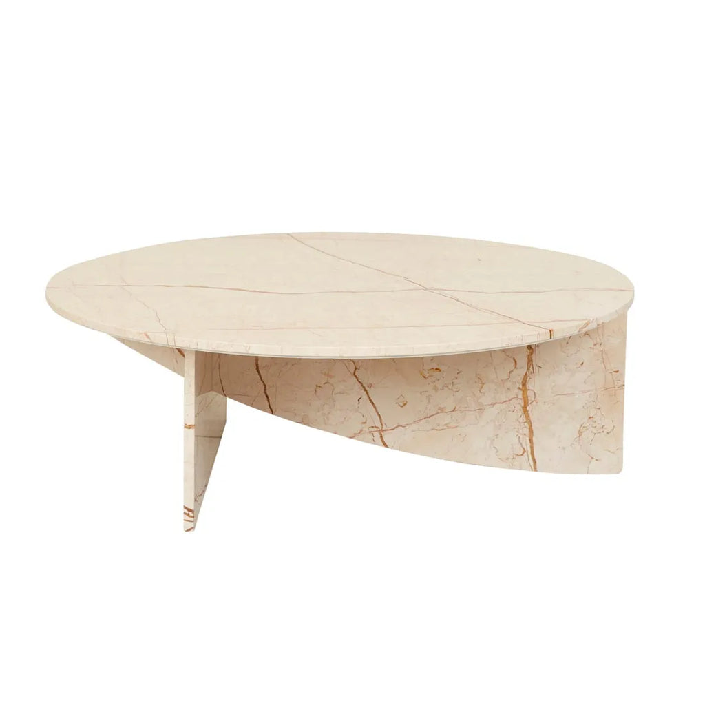 Atlas Crest Round Coffee Table Matt Brown