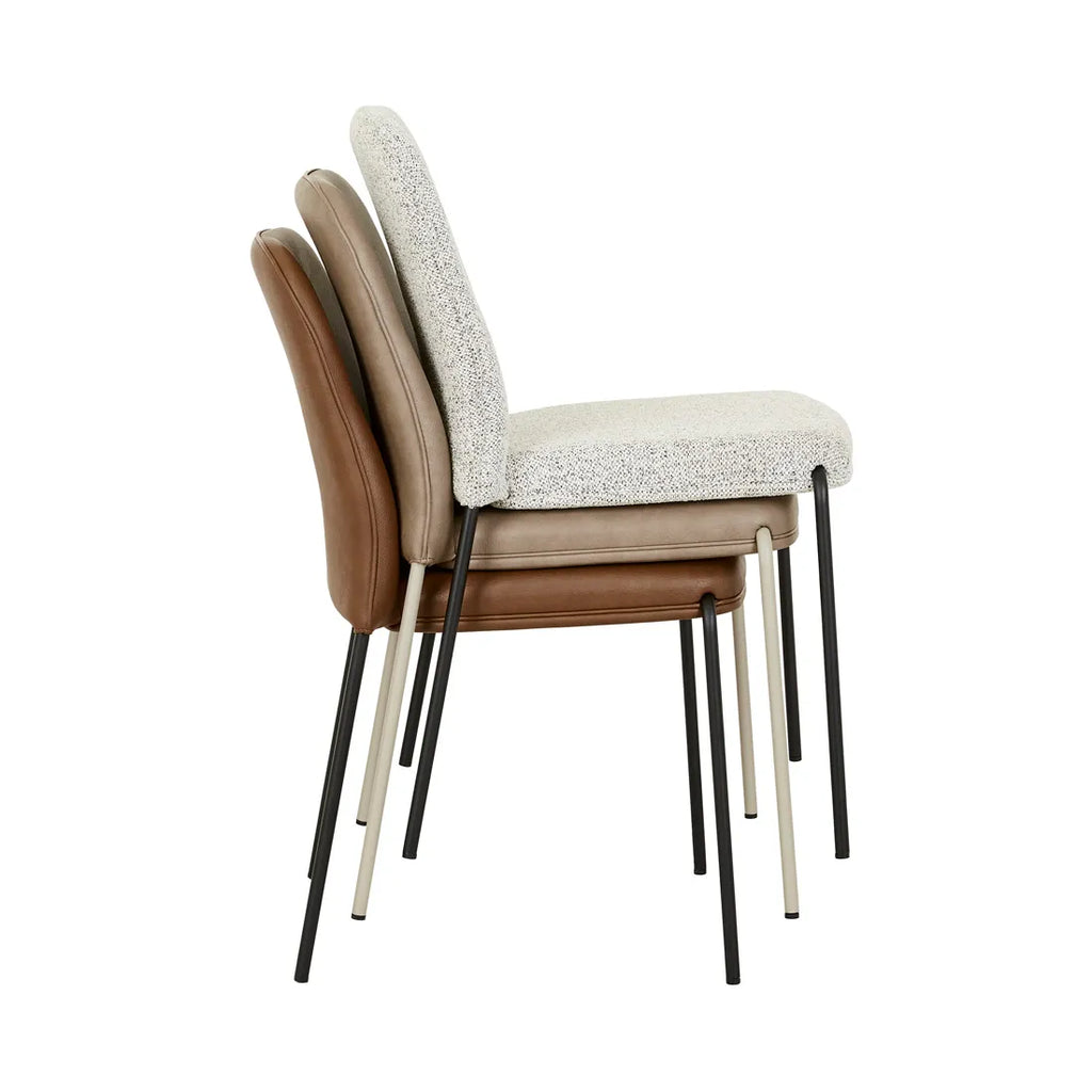 Ace Stackable Dining Armchair Nutmeg