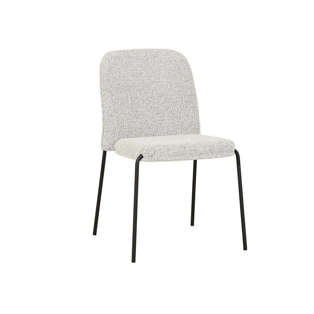 Ace Stackable Dining Armchair Salt & Pepper