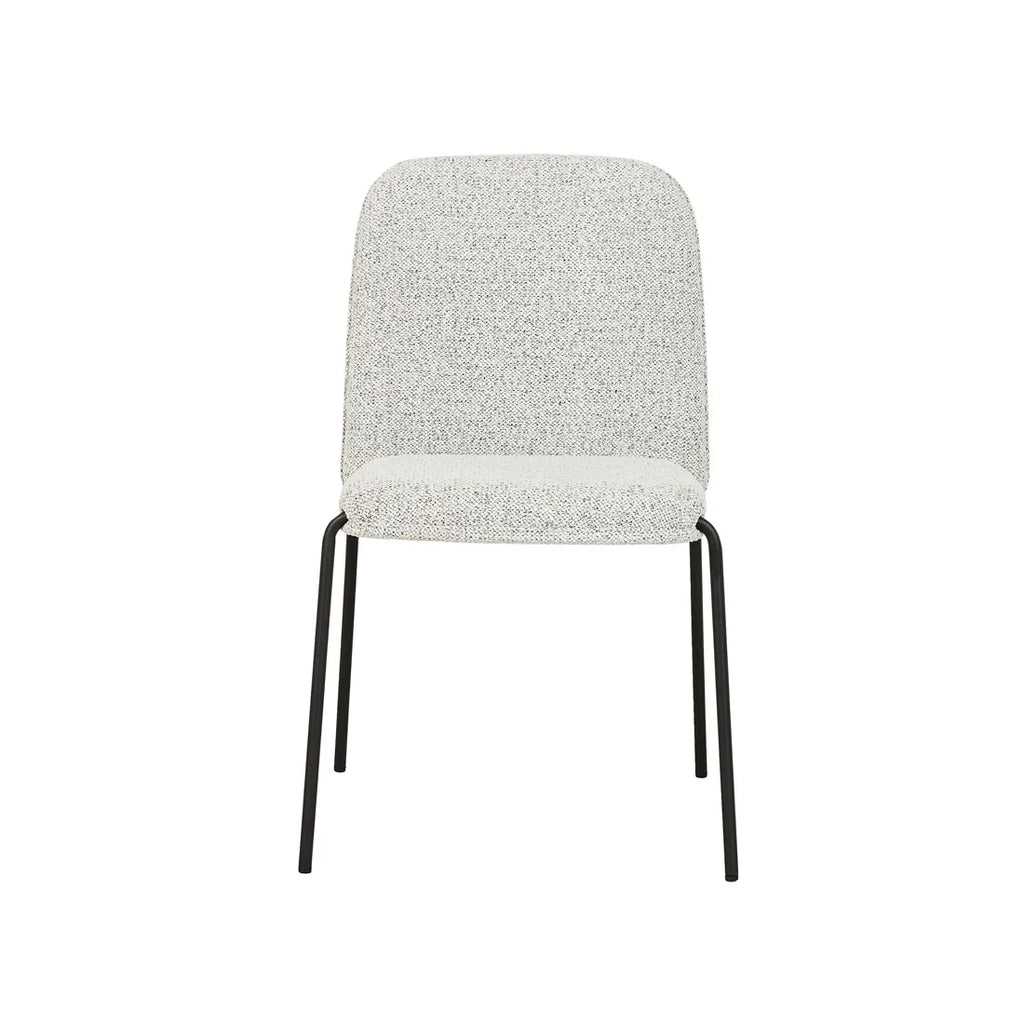 Ace Stackable Dining Armchair Salt & Pepper