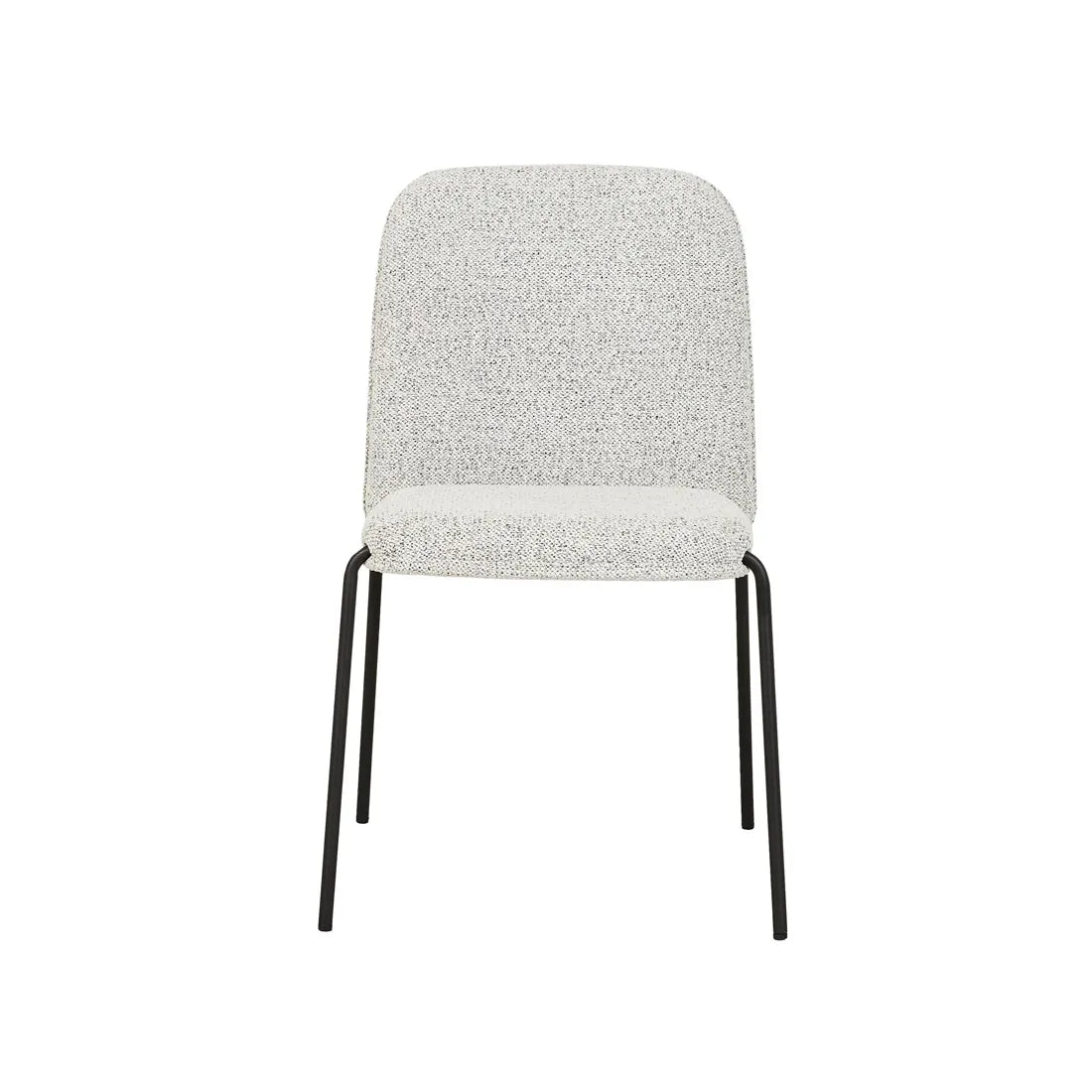 Ace Stackable Dining Armchair Salt & Pepper