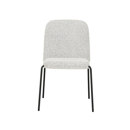 Ace Stackable Dining Armchair Salt & Pepper