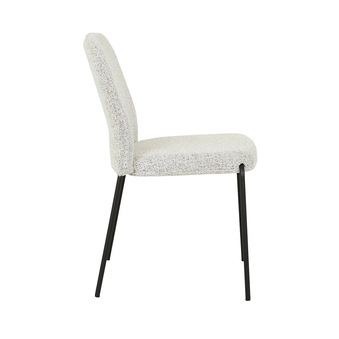 Ace Stackable Dining Armchair Salt & Pepper
