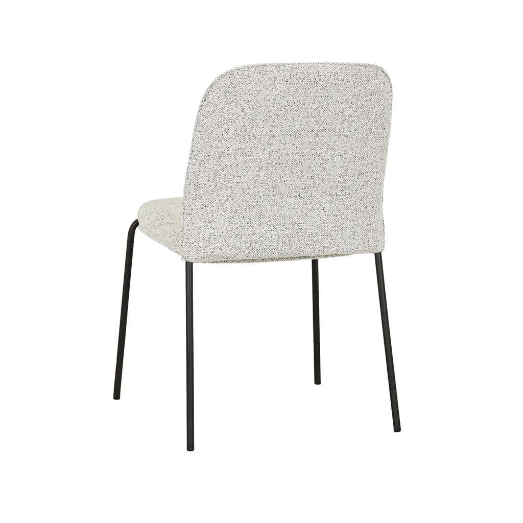 Ace Stackable Dining Armchair Salt & Pepper