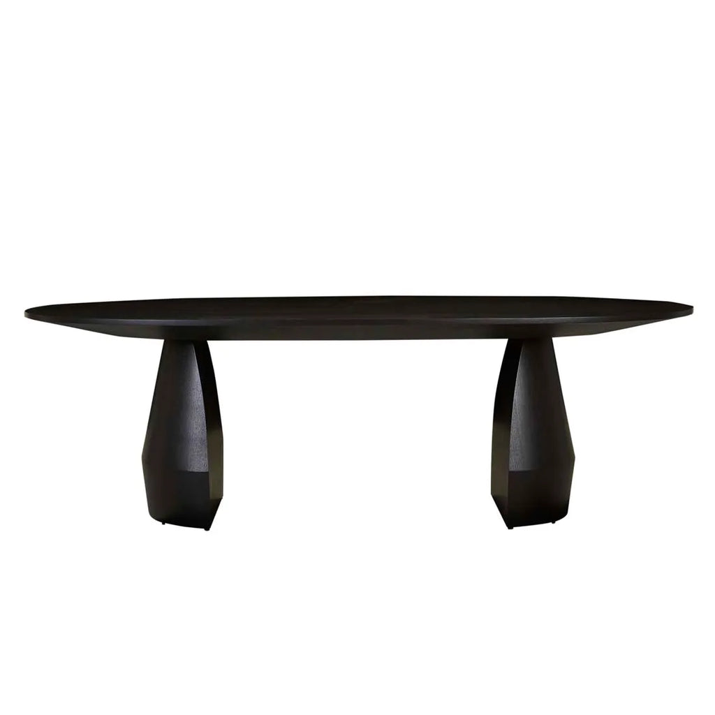 Bloom Dining Table Oval Black