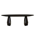 Bloom Dining Table Oval Black