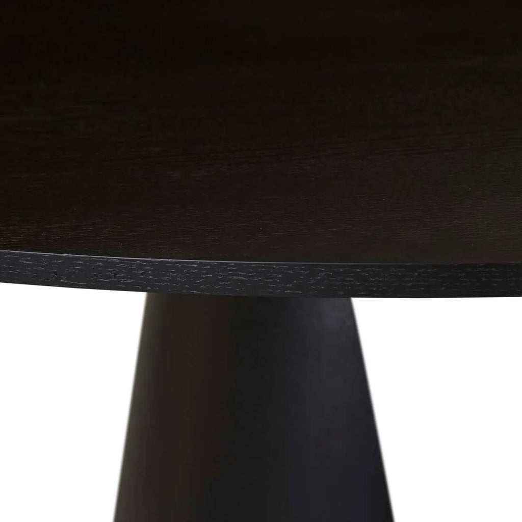 Bloom Dining Table Oval Black