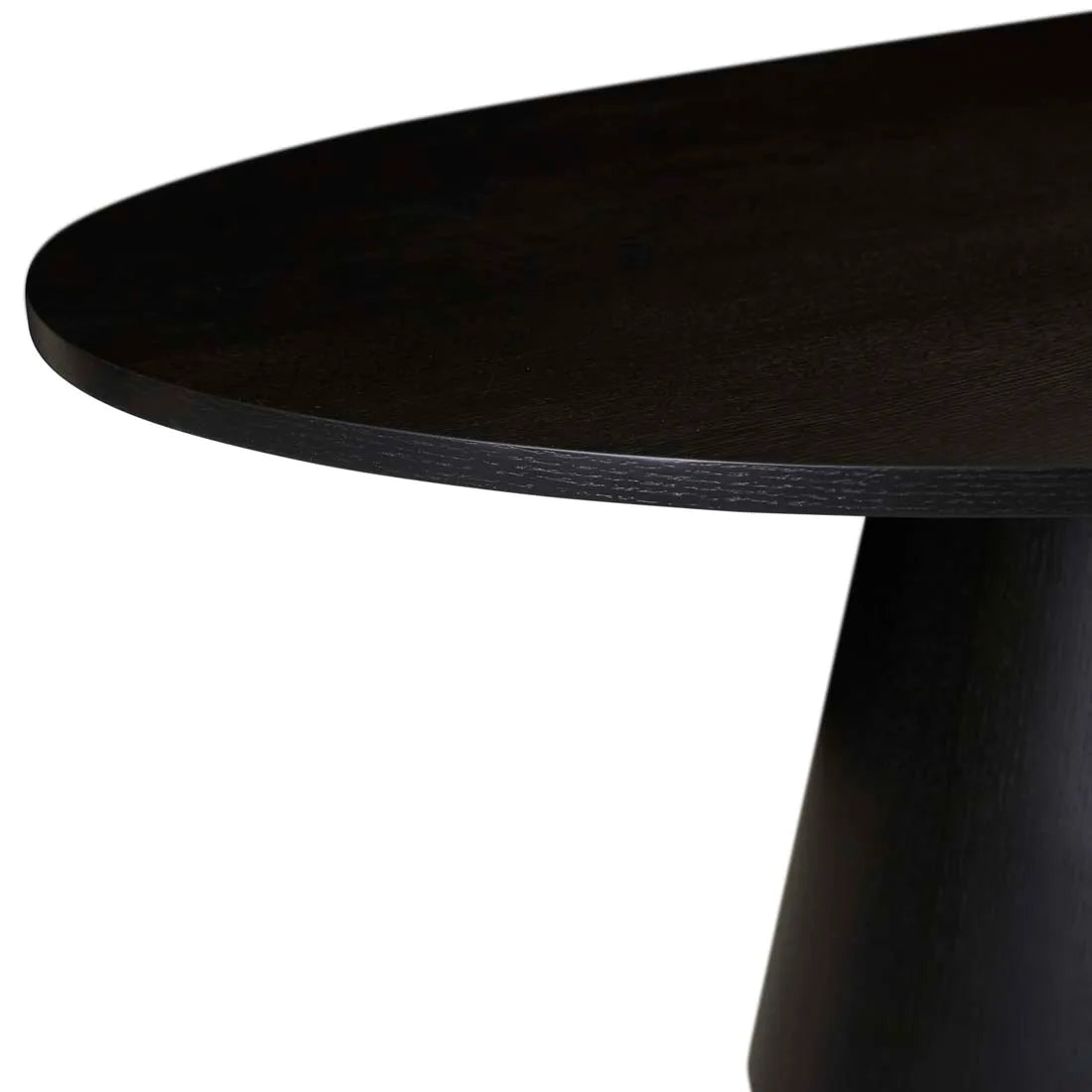 Bloom Dining Table Oval Black