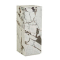Elle Block Tall Plinth Matt Ocean Marble