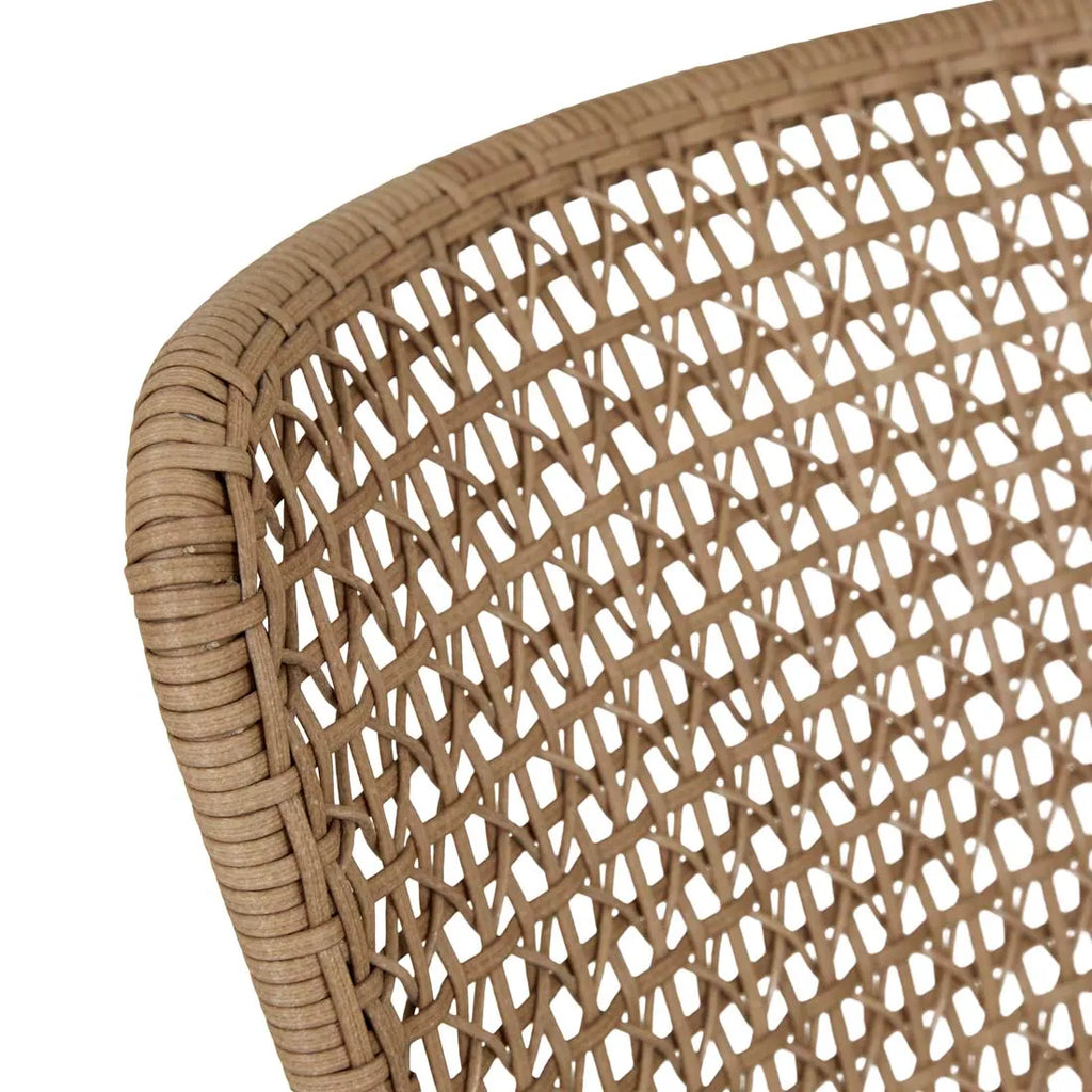 Cabana Sleigh Dining Chair Natural