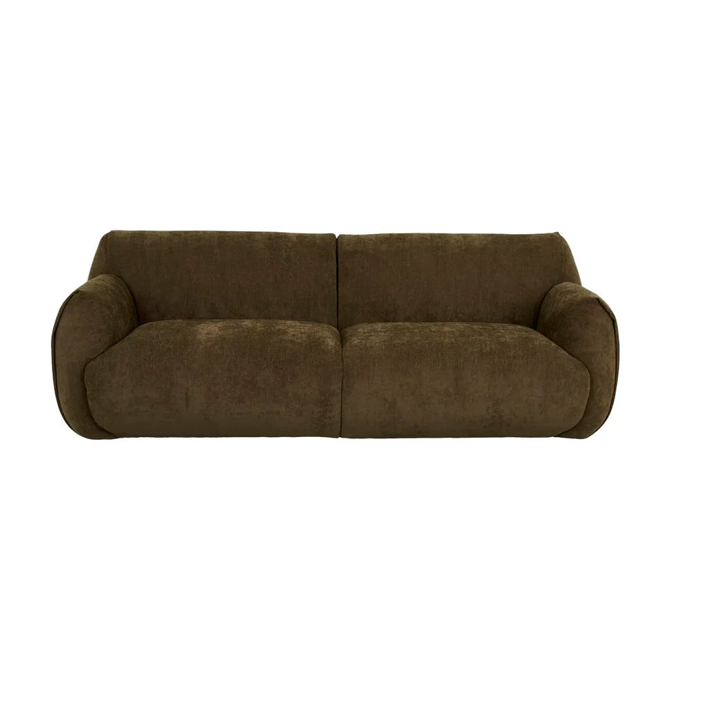 Hugo Rue Sofa Three Seater Poker Chestnut