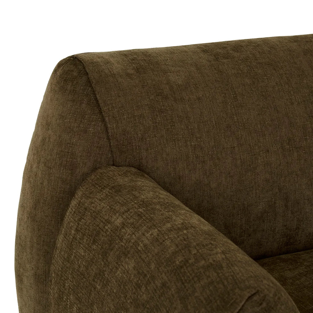 Hugo Rue Sofa Three Seater Poker Chestnut