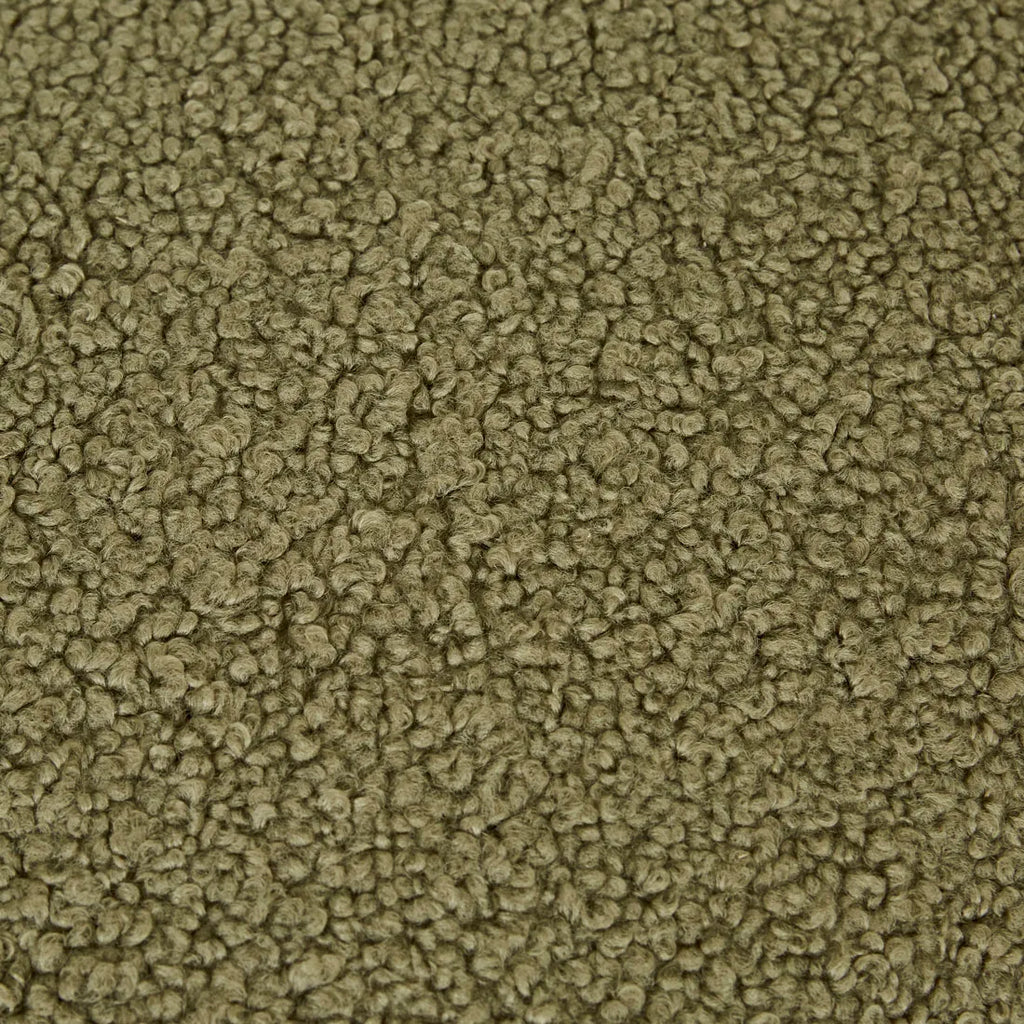Zola Bench Seat Moss Sherpa